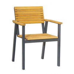 Bench | Wooden Chair with Leg Base