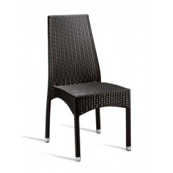 Leaf | Wicker Chair with Leg Base