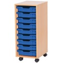 Classroom Storage | Single Bay 9 Tray Storage Unit