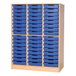 Classroom Storage | Triple Bay 48 Tray Storage Unit