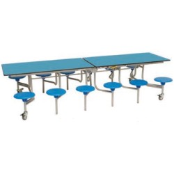 Folding Table | Twelve Seat Rectangular Mobile Folding Table