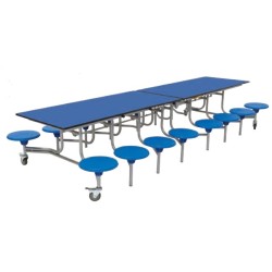 Folding Table | Sixteen Seat Rectangular Mobile Folding Table