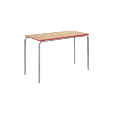 Classroom Table | 1200mm x 600mm Rectangular Crushed Bent Frame - PU Edge