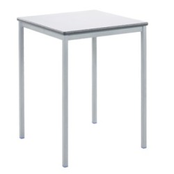 Classroom Table | 600mm x 600mm Square Fully Welded Frame - PU Edge