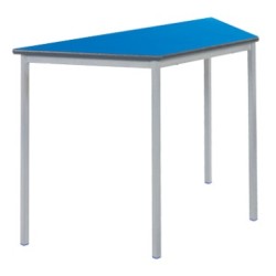Classroom Table | 1100mm x 550mm Trapezoidal Fully Welded Frame - MDF Edge