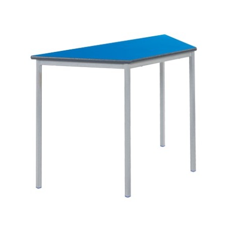 Classroom Table | 1200mm x 600mm Trapezoidal Fully Welded Frame - MDF Edge