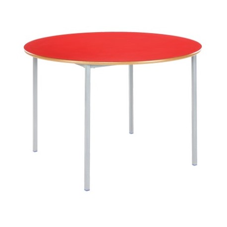 Classroom Table | 1000mm Circular Fully Welded Frame - MDF Edge
